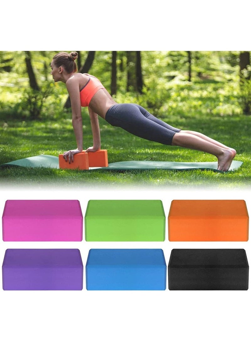 2pcs EVA Yoga Blocks 1pcs Cotton Yoga Strap Stability Blocks Yoga Strap Set for Yoga Pilates - Image 3